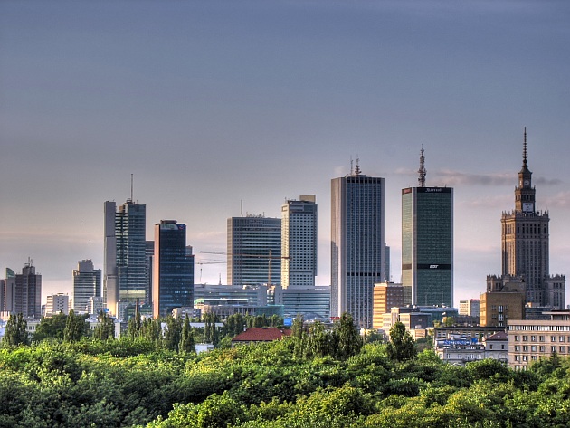 Warsaw. Downtown.