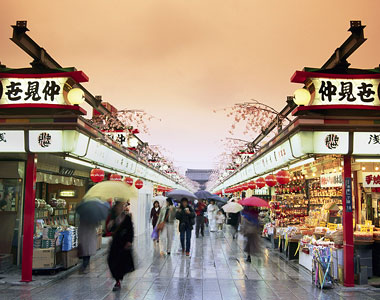 asakusa district, japan